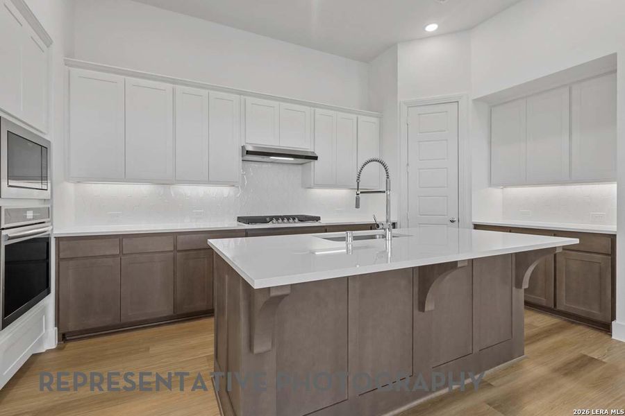 Furnished interior view inside a new home in Prominence, San Antonio (Image 4).
