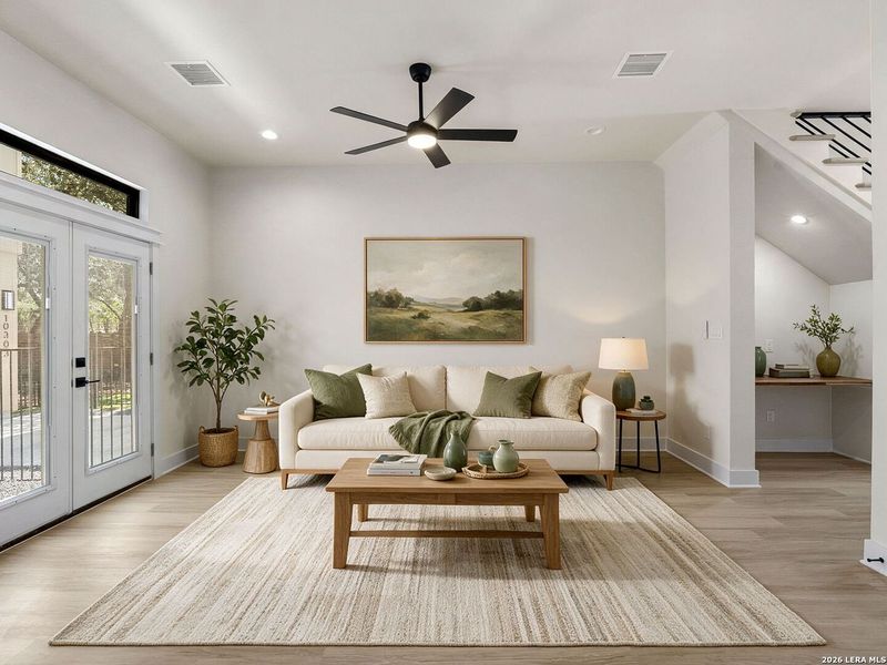 Furnished interior view inside a new home in , Austin (Image 16).