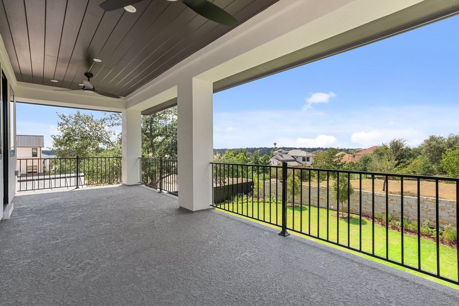 Spacious, unfurnished interior of a new home in Milky Way at River Place, Austin (Image 28).