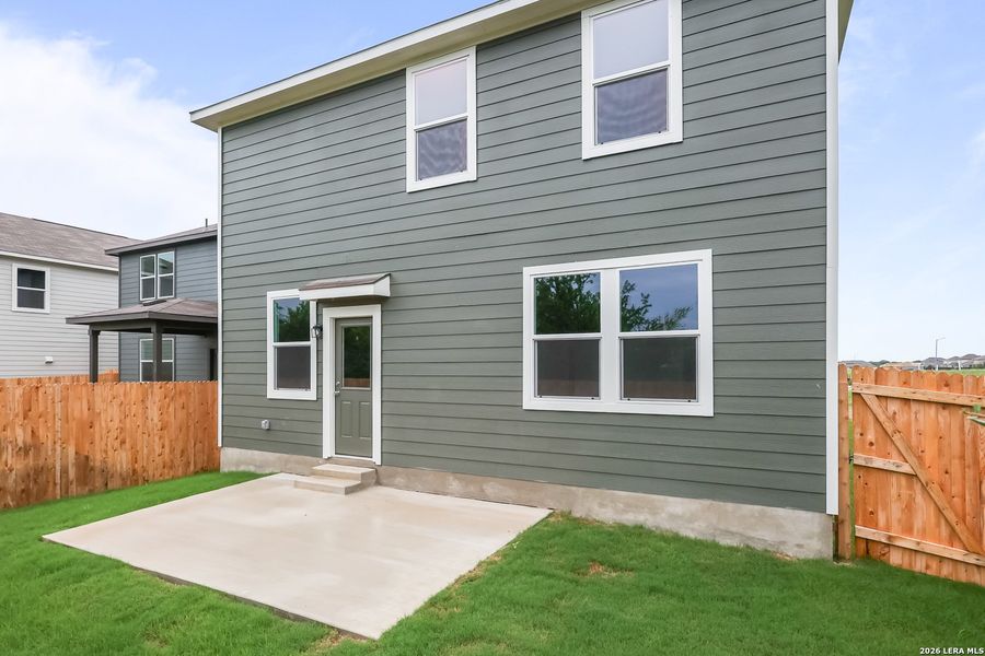 Exterior details and patio area of a home in Applewhite Meadows, San Antonio (Image 23). Exterior details and patio area of a home in Applewhite Meadows, San Antonio (Image 23).