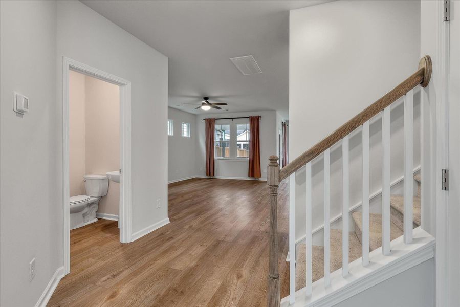 Spacious, unfurnished interior of a new home in Sweetgrass at Summers Corner, Summerville (Image 40).