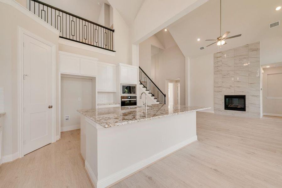 Furnished interior view inside a new home in Somercrest, Midlothian (Image 12).