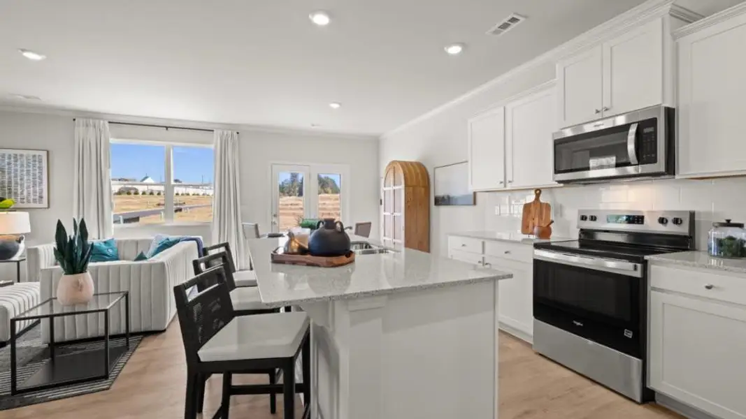 Furnished interior view inside a new home in Hughes Court, Dawsonville (Image 27).