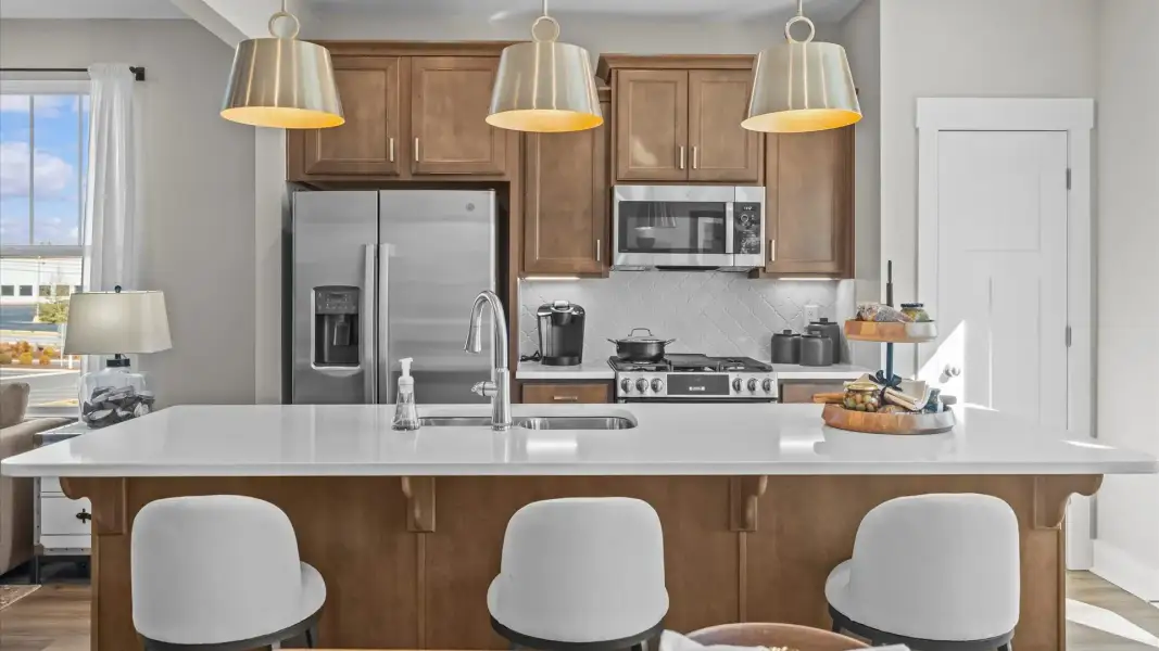 Furnished interior view inside a new home in Brookland Place, Hendersonville (Image 8).