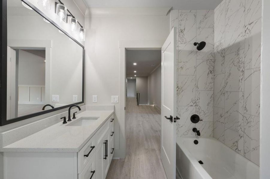 Furnished interior view inside a new home in , Buford (Image 7).