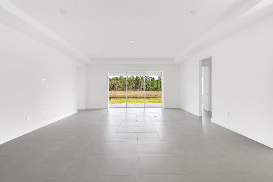 Representative unfurnished interior of a home built from the Saint Clair by Taylor Morrison in Harvest at Ovation, Winter Garden (Image 22).