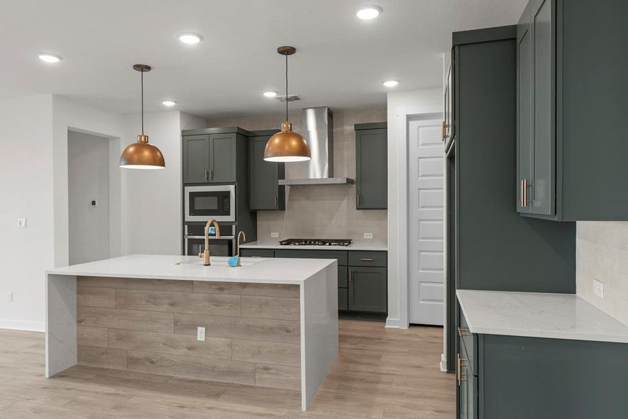 Furnished interior view inside a new home in Lariat, Liberty Hill (Image 16).