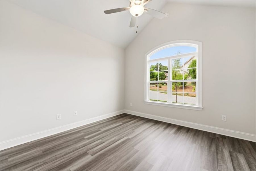 Representative unfurnished interior of a home built from the Essex by Keystone Homes NC in Weybridge, Burlington (Image 83).