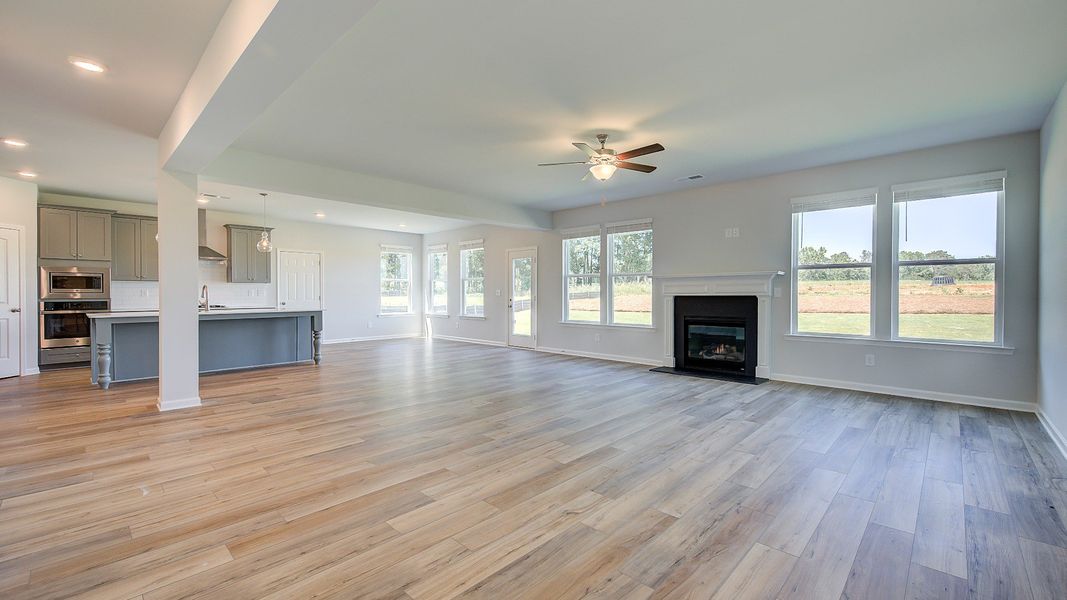 Representative furnished interior of a home built from the Clarity - Side Entry by DRB Homes in Brighton, Locust Grove (Image 9). Representative furnished interior of a home built from the Clarity - Side Entry by DRB Homes in Brighton, Locust Grove (Image 9).