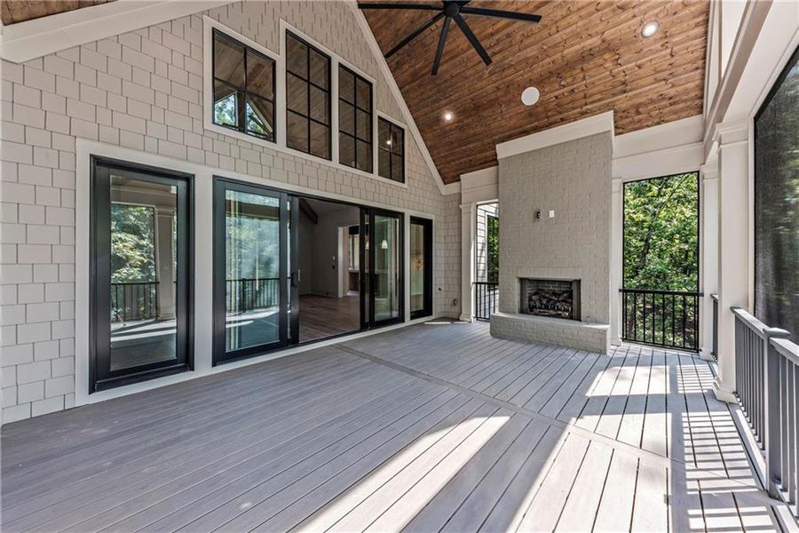 Exterior details and patio area of a home in , Greensboro (Image 32).