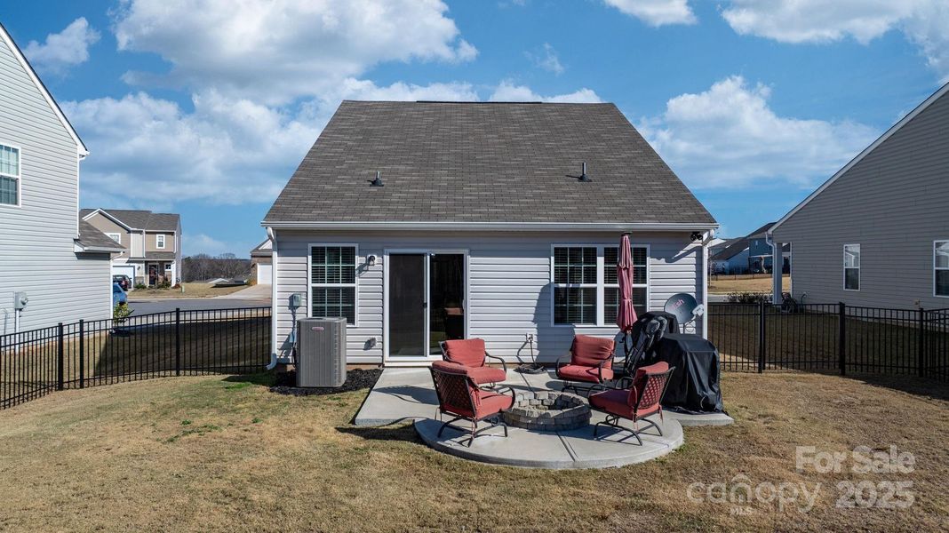 Exterior details and patio area of a home in Legacy Ridge, Catawba (Image 19).