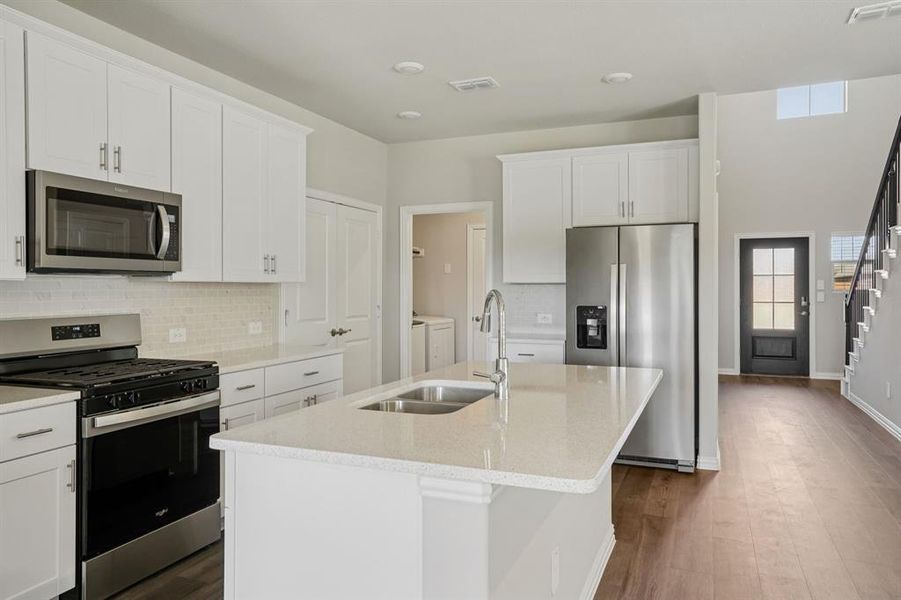 Furnished interior view inside a new home in Southridge - Spring Series, McKinney (Image 10).