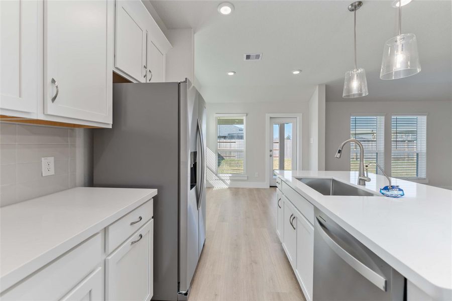 Furnished interior view inside a new home in Sunrise Cove, Texas City (Image 7).