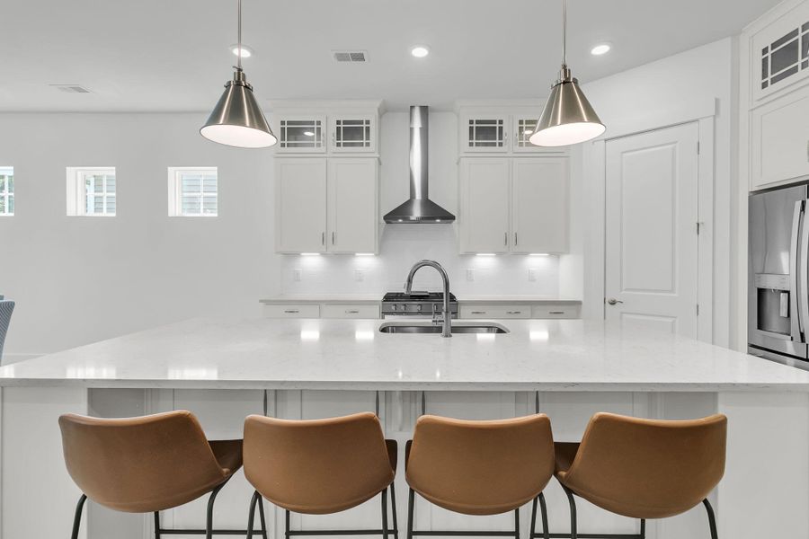 Furnished interior view inside a new home in Summerwind Crossing at Lakes of Cane Bay, Summerville (Image 38).