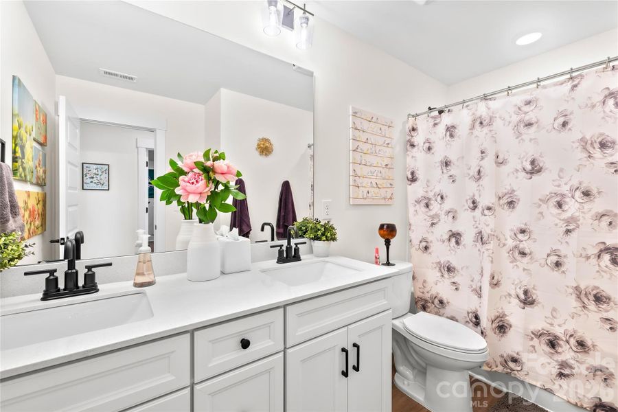 Furnished interior view inside a new home in Villas at Prestwick, Mooresville (Image 27).