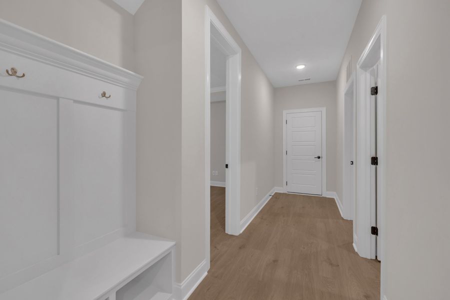Representative unfurnished interior of a home built from the The Bradley by RobuckHomes in Baylee Ridge, Selma (Image 140). Representative unfurnished interior of a home built from the The Bradley by RobuckHomes in Baylee Ridge, Selma (Image 140).