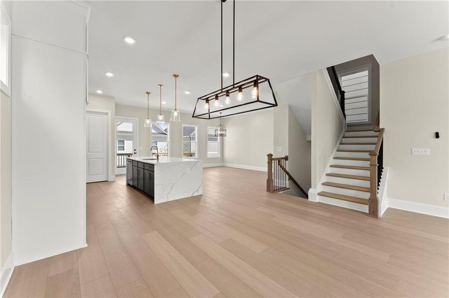 Furnished interior view inside a new home in West Highlands, Atlanta (Image 20). Furnished interior view inside a new home in West Highlands, Atlanta (Image 20).