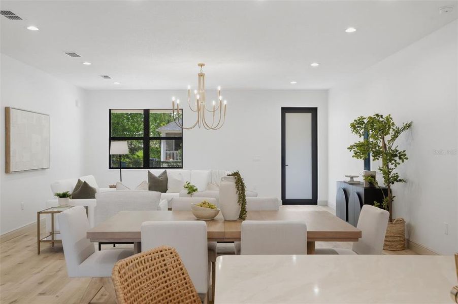 Furnished interior view inside a new home in , Tampa (Image 31).
