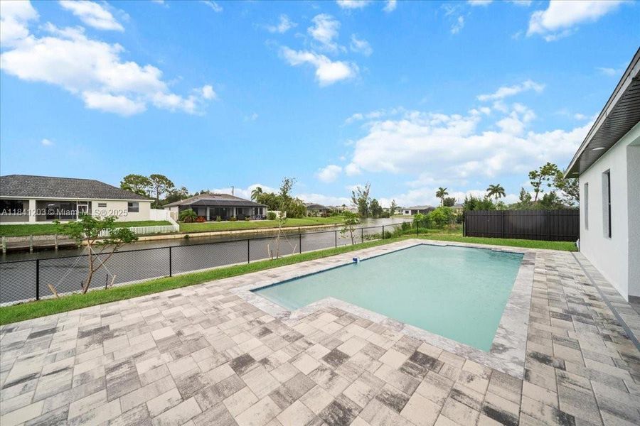 Exterior details and patio area of a home in , Cape Coral (Image 37). Exterior details and patio area of a home in , Cape Coral (Image 37).