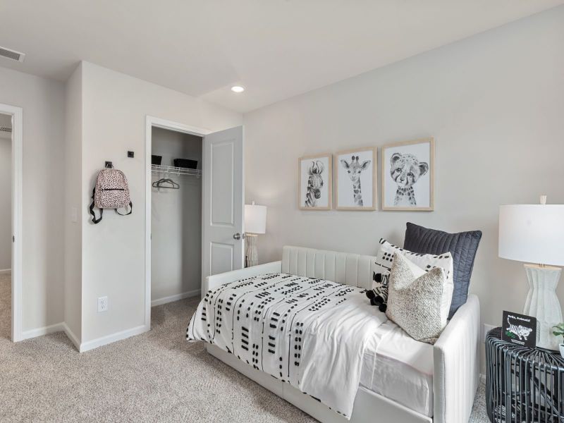 The Chatham floorplan offers four spacious secondary bedrooms.