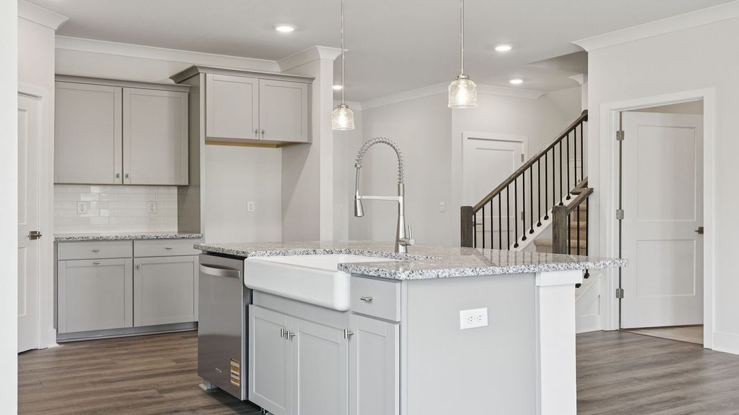 Furnished interior view inside a new home in Harrison Valley, Simpsonville (Image 9). Furnished interior view inside a new home in Harrison Valley, Simpsonville (Image 9).