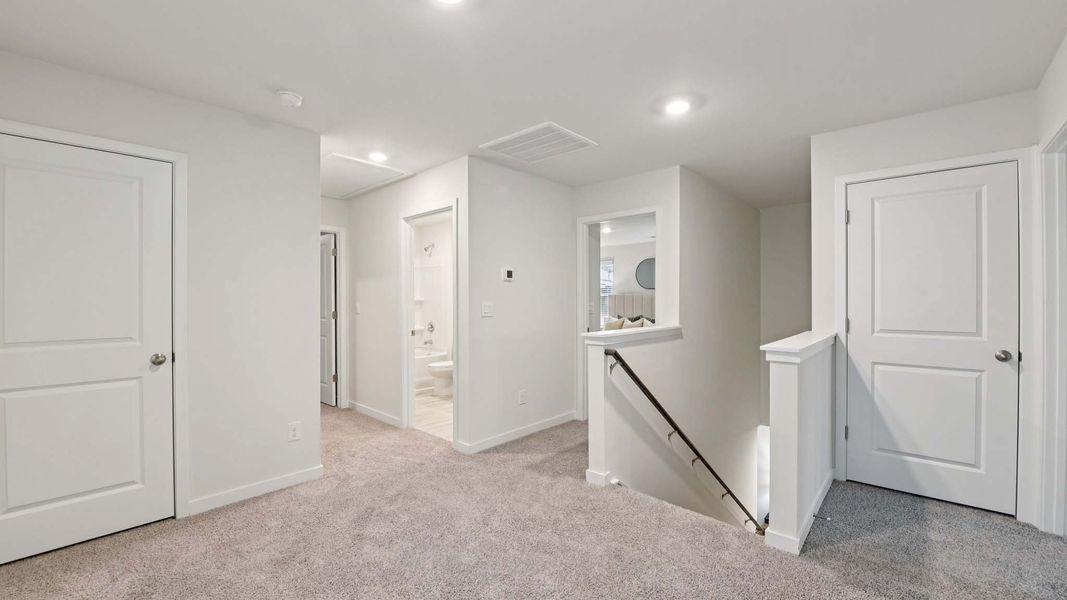 Spacious, unfurnished interior of a new home in Huffman Ridge, Hickory (Image 20). Spacious, unfurnished interior of a new home in Huffman Ridge, Hickory (Image 20).