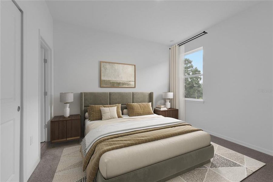 Furnished interior view inside a new home in Groves at Whitemarsh, Leesburg (Image 9).