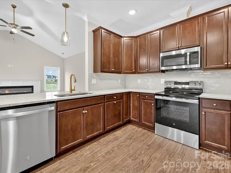 Furnished interior view inside a new home in , Monroe (Image 11).