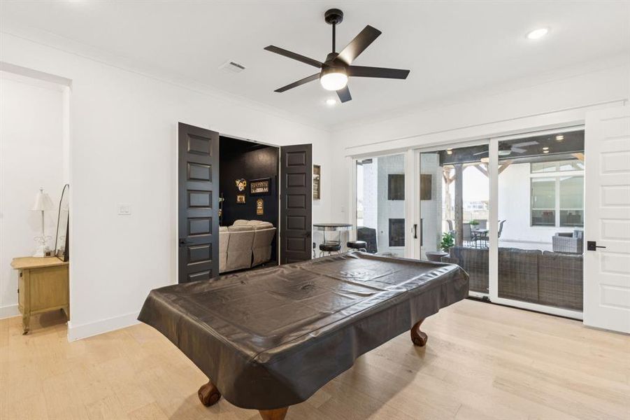 Furnished interior view inside a new home in The Resort on Eagle Mt. Lake, Fort Worth (Image 7). Furnished interior view inside a new home in The Resort on Eagle Mt. Lake, Fort Worth (Image 7).