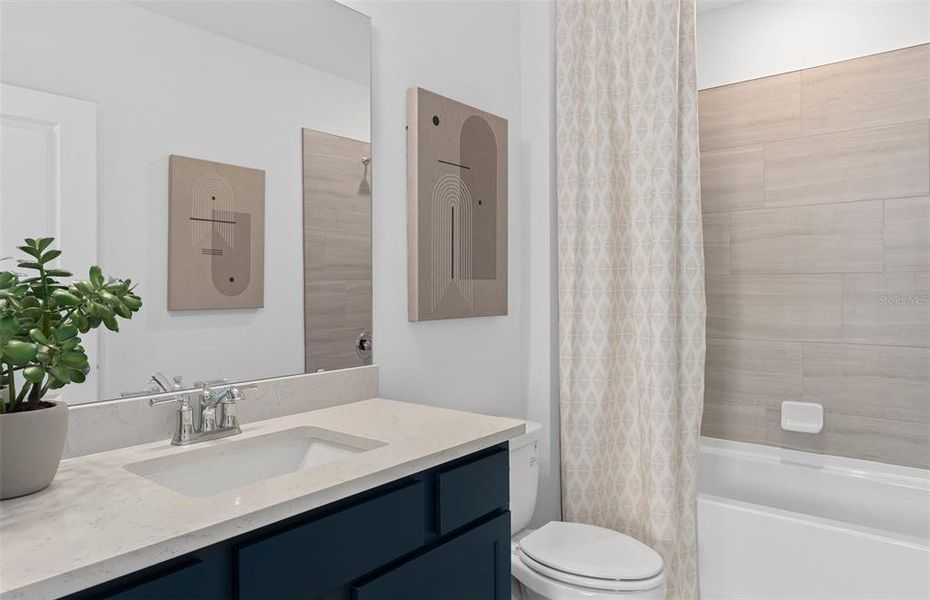 Furnished interior view inside a new home in Parkside Trails, Clermont (Image 14). Furnished interior view inside a new home in Parkside Trails, Clermont (Image 14).