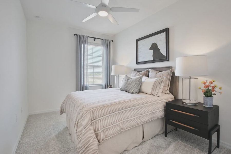 Representative furnished interior of a home built from the Morgan by Neal Communities in SkySail, Naples (Image 6).