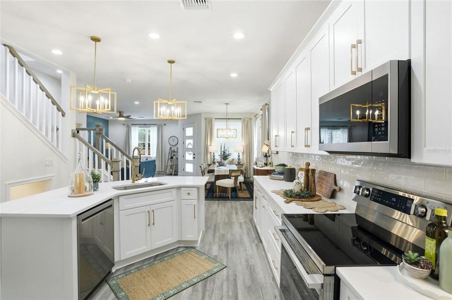 Furnished interior view inside a new home in , Eustis (Image 6).