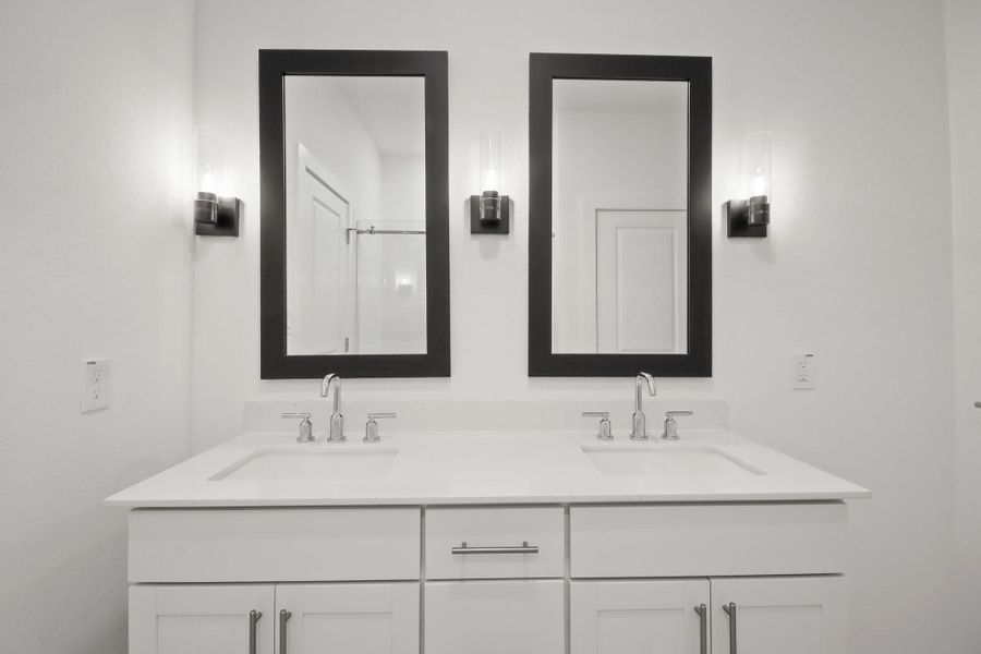 Tranquil primary bath (*Photo not of actual home and used for illustration purposes only.)