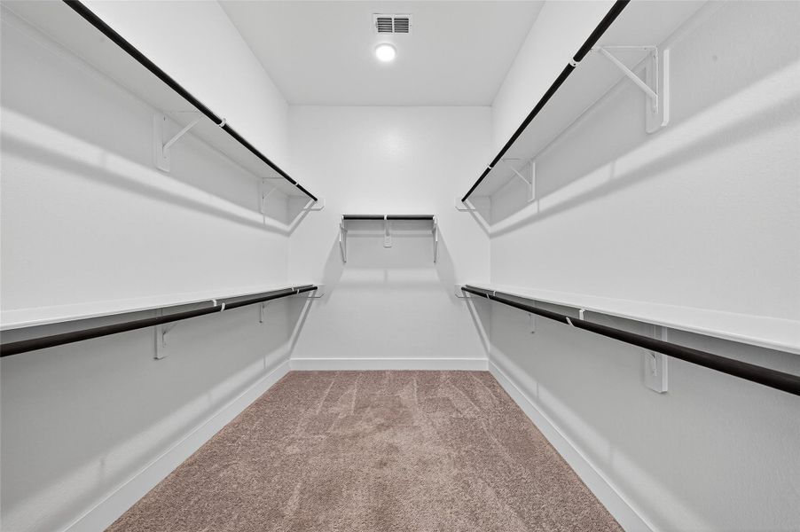 Large primary closet