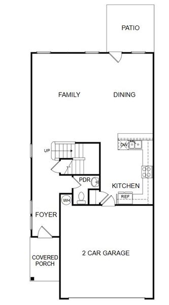 2D floor plan layout for the Cambridge by Piedmont Residential in Castleberry Pointe, Dawsonville, GA (Image 2). 2D floor plan layout for the Cambridge by Piedmont Residential in Castleberry Pointe, Dawsonville, GA (Image 2).