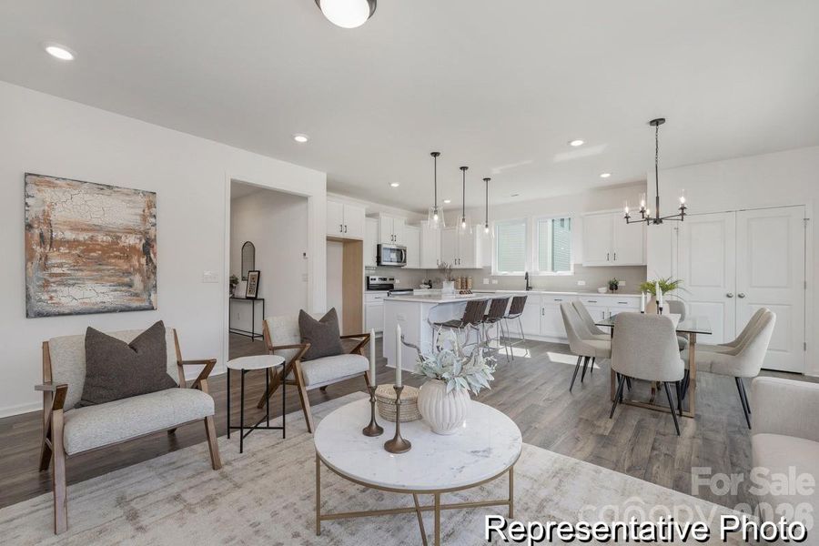 Furnished interior view inside a new home in Eagles Crest, Pageland (Image 12).