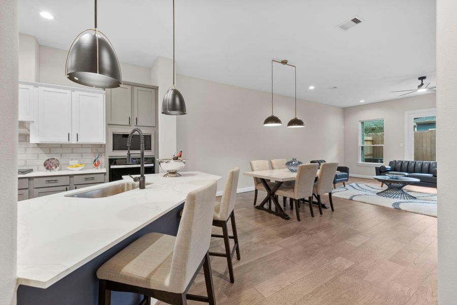 Furnished interior view inside a new home in , Houston (Image 15).