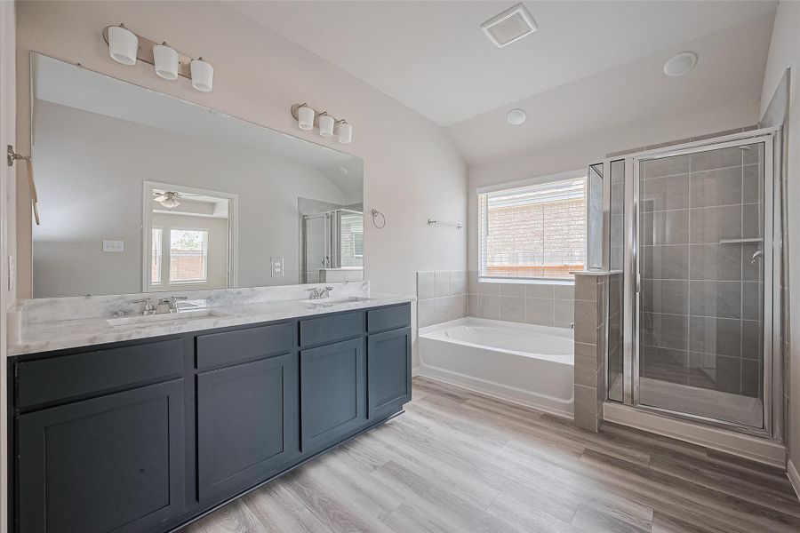 Furnished interior view inside a new home in Sunterra, Katy (Image 8). Furnished interior view inside a new home in Sunterra, Katy (Image 8).