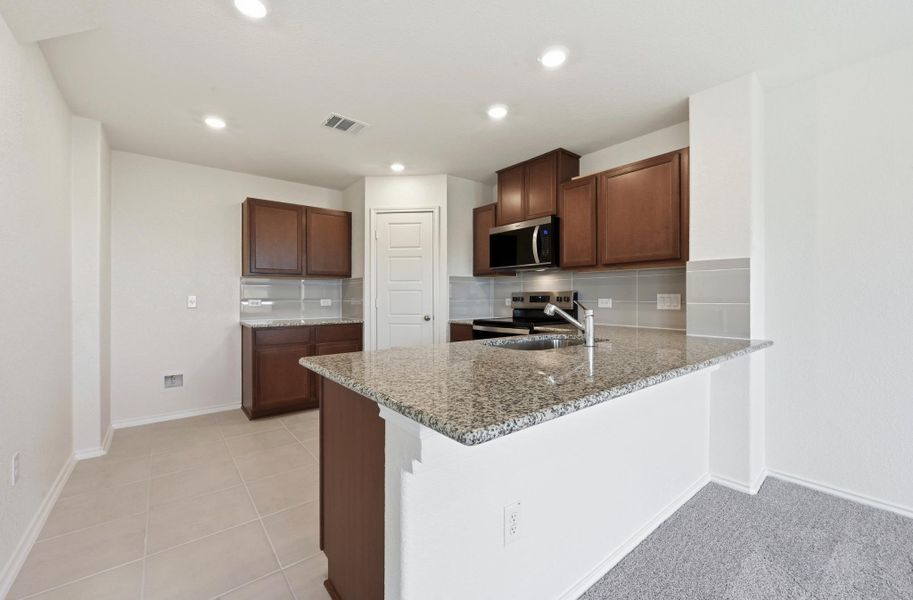 Furnished interior view inside a new home in Stoney Chase, Del Valle (Image 11). Furnished interior view inside a new home in Stoney Chase, Del Valle (Image 11).