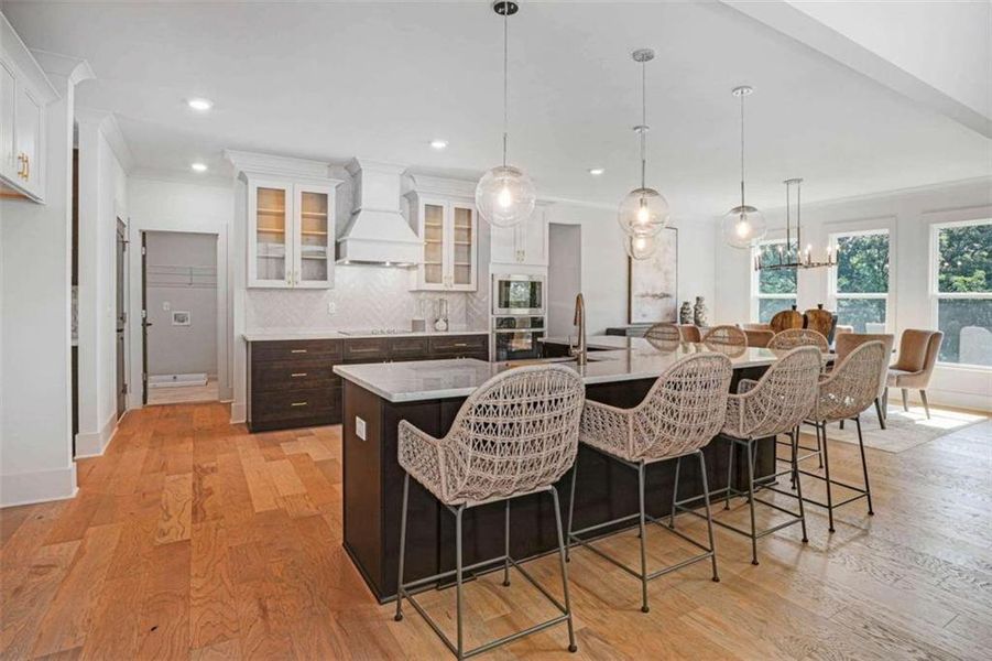 Furnished interior view inside a new home in Steeplechase, Hoschton (Image 12).