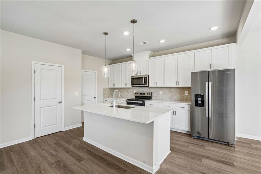 Furnished interior view inside a new home in Hawthorne Station, College Park (Image 12).