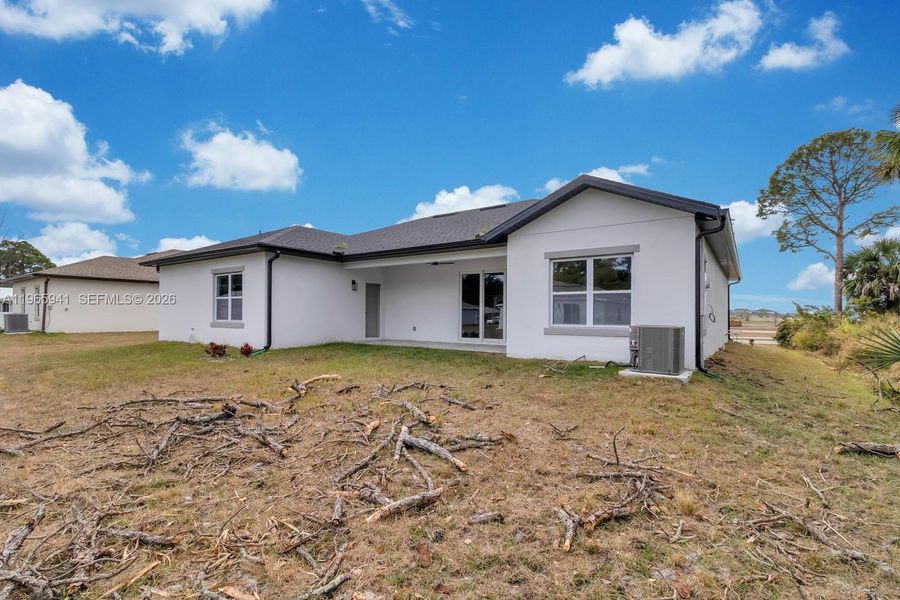 Exterior details and patio area of a home in , Palm Bay (Image 4). Exterior details and patio area of a home in , Palm Bay (Image 4).