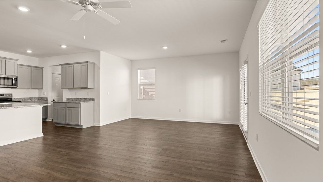 Representative unfurnished interior of a home built from the Belfort by D.R. Horton in Locust Grove Station - Cedar Ridge, Locust Grove (Image 15).