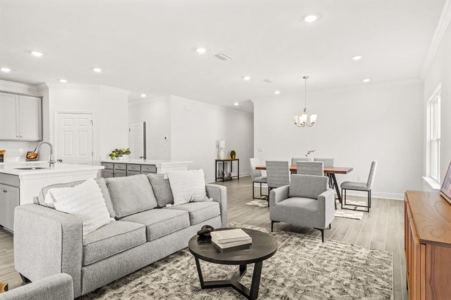 Furnished interior view inside a new home in Natureview, Freeport (Image 23).