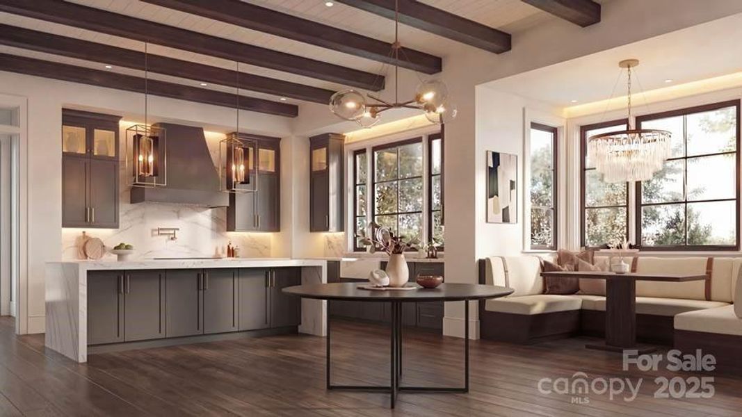 Furnished interior view inside a new home in , Weaverville (Image 7). Furnished interior view inside a new home in , Weaverville (Image 7).