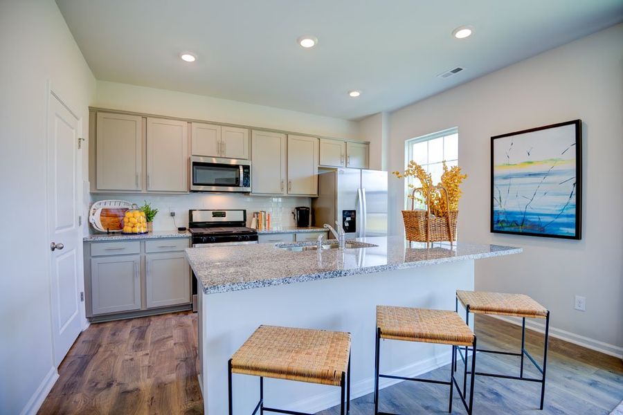 Representative furnished interior of a home built from the PENWELL by D.R. Horton in West New Bern, New Bern (Image 7).