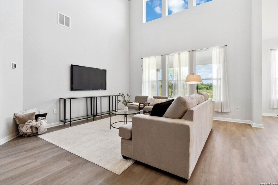 Furnished interior view inside a new home in Bonita Vista, Pleasanton (Image 8). Furnished interior view inside a new home in Bonita Vista, Pleasanton (Image 8).