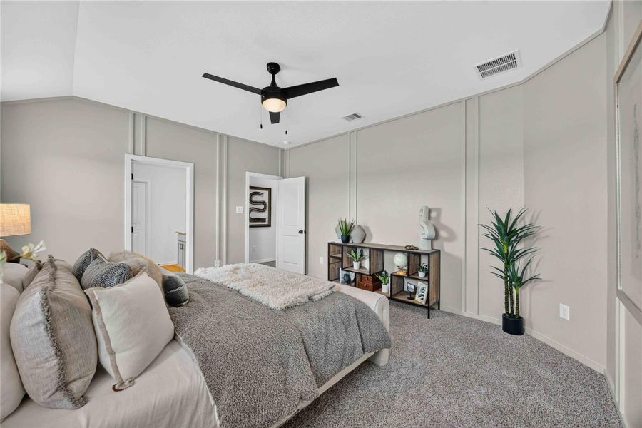 Furnished interior view inside a new home in Allison Park, Houston (Image 10). Furnished interior view inside a new home in Allison Park, Houston (Image 10).