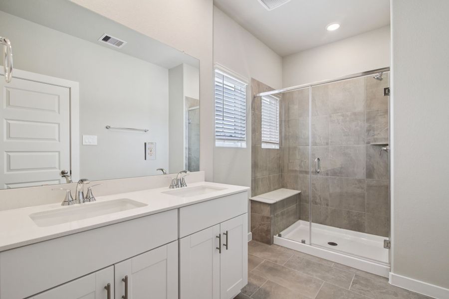 Furnished interior view inside a new home in Pinewood Trails - City Series, Atascocita (Image 7).