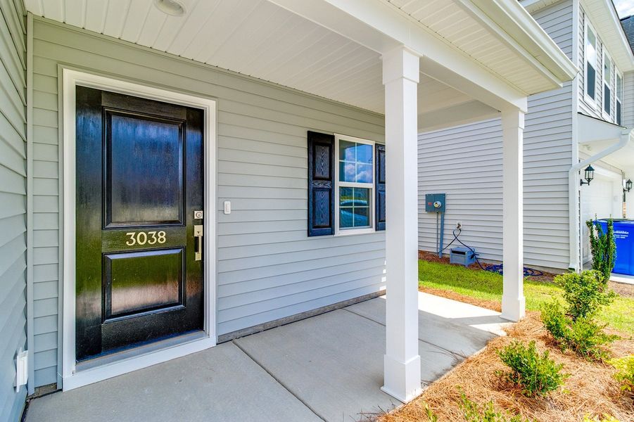 Exterior details and patio area of a home in Ellington, Elgin (Image 3).